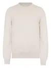 Boglioli Cotton Jumper In White
