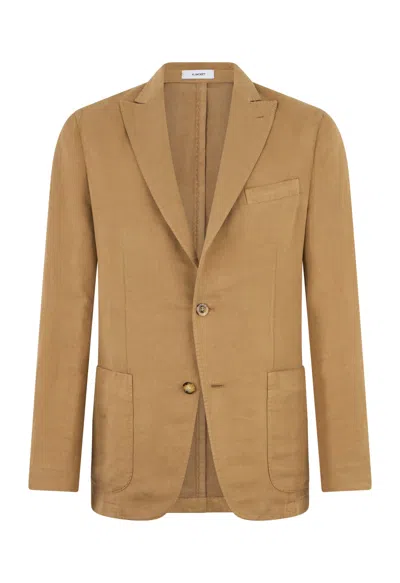 BOGLIOLI COTTON LINEN SATIN K-JACKET