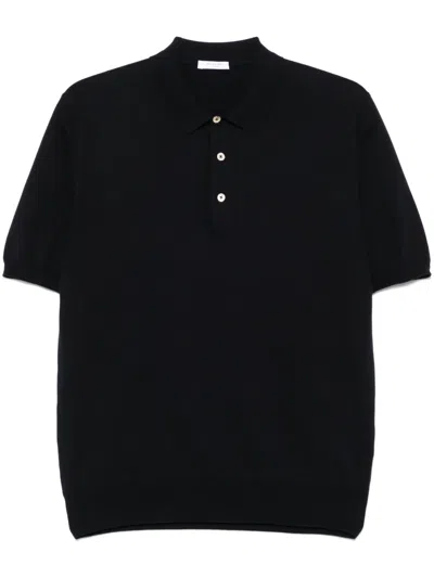 Boglioli Cotton Polo Shirt In 蓝色