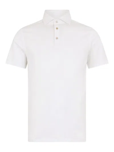 Boglioli Cotton Polo Shirt In White
