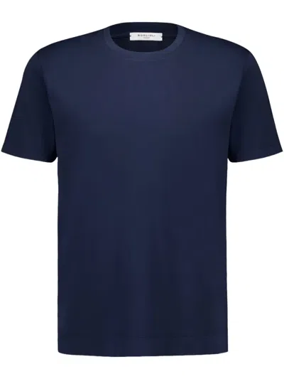 Boglioli Cotton T-shirt In Blue