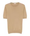 Boglioli Cotton T-shirt In Nude