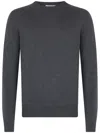 Boglioli Crew-neck Cashmere Sweater In Grey