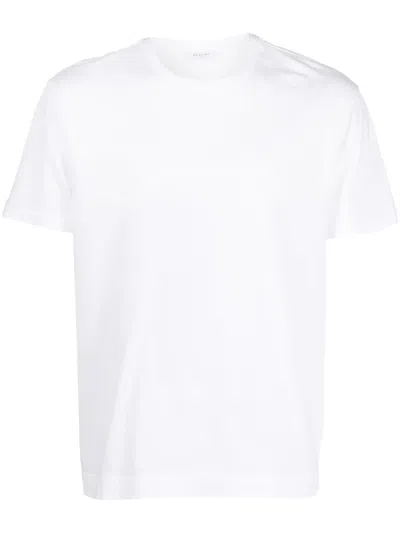Boglioli Crew-neck Cotton T-shirt In White Color