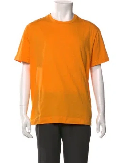 Pre-owned Boglioli Crew Neck Short Sleeve T-shirt W/ Tags In Yellow