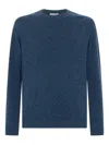 Boglioli Wool And Cashmere-blend Sweater In Blue