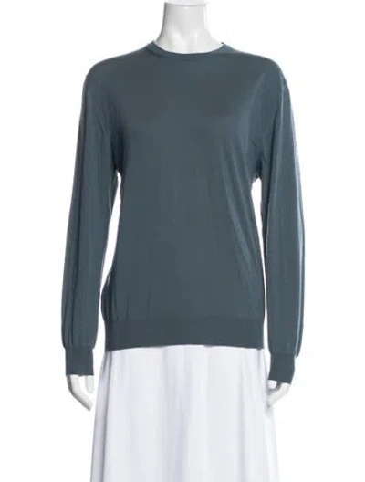 Pre-owned Boglioli Crew Neck Sweater In Blue