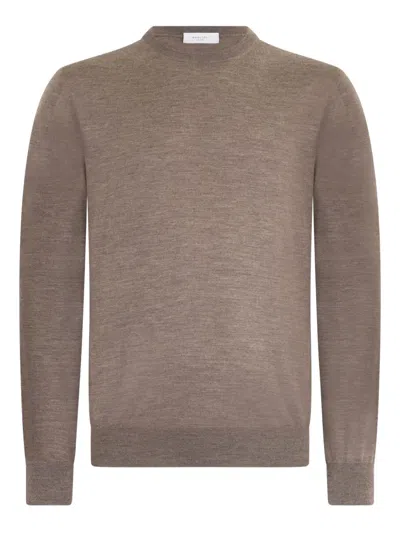 Boglioli Crew-neck Sweater In Brown