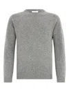 Boglioli Wool And Cashmere-blend Sweater In Gray
