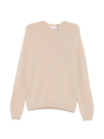 Boglioli Crew-neck Ribbed-trim Sweater In Neutral