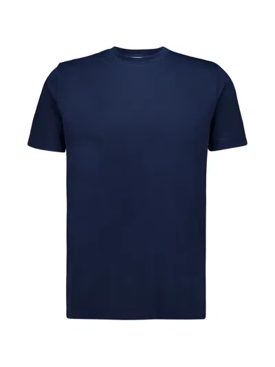 Boglioli Crew-neck Short-sleeve T-shirt In Blue