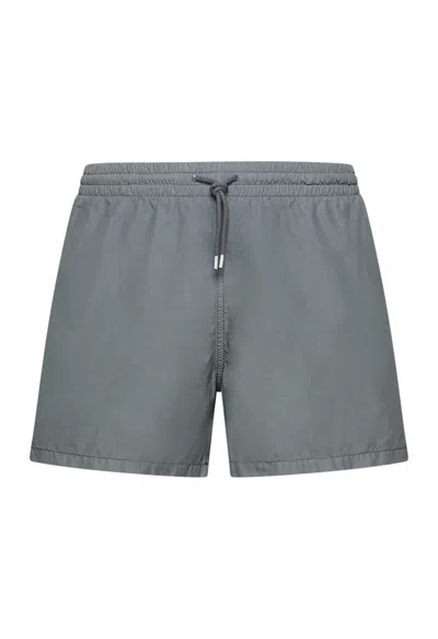 Boglioli Dark White Techincal Bermuda Swimsuit