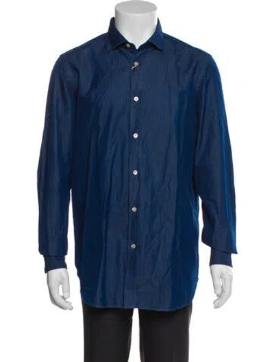 Pre-owned Boglioli Denim Jacket W/ Tags In Blue