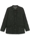 Boglioli Diamond-quilted Jacket In Grey