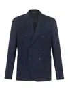 Boglioli Double - Brested Jacket In Blue