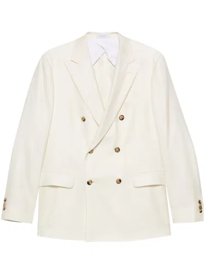 Boglioli Double-breasted Blazer In 白色
