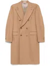 Boglioli Double-breasted Coat In Braun