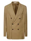 Boglioli Double-breasted Suit In Brown