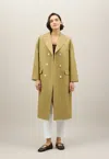 Boglioli Double Cotton Drill Overcoat