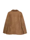 Boglioli Double-breasted Leather Jacket In Multi