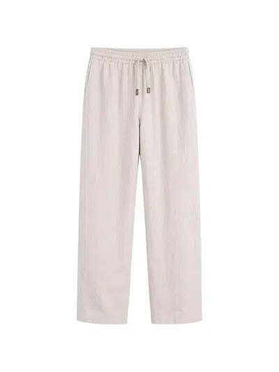 Boglioli Drawstring Straight-leg Trousers In Neutral