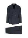 Boglioli Double-breasted Suit - Navy In Blue
