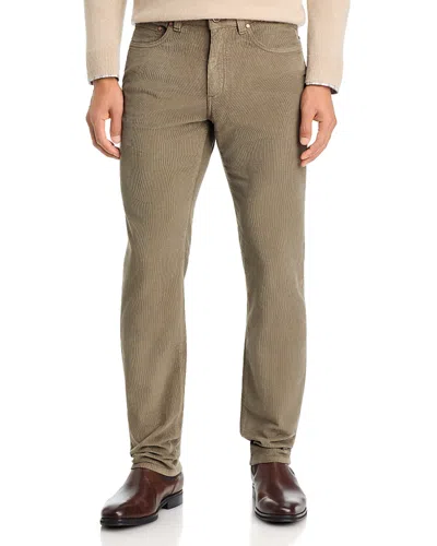Boglioli Finewale Stretch Corduroy Five Pocket Pants In Brown