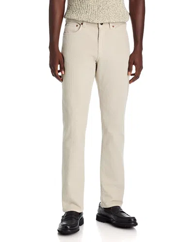 Boglioli Finewale Stretch Corduroy Five Pocket Pants In White