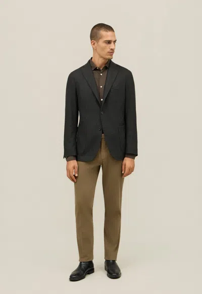 Boglioli Flannel K-jacket In Black