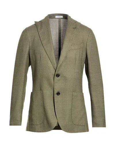 Boglioli For M9 Man Blazer Military Green Size 44 Virgin Wool, Polyester