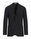 Boglioli Four Elements Man Blazer Black Size 42 Virgin Wool In Black