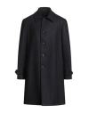 Boglioli Four Elements Man Coat Midnight Blue Size 44 Wool, Polyester, Polyamide, Cashmere In Black