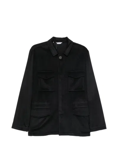 Boglioli Four-pocket Button-up Jacket In Black