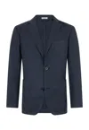 Boglioli Garment Dyed Cashmere Silk K-jacket In Blue