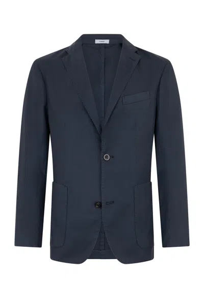 Boglioli Garment Dyed Cashmere Silk K-jacket In Blue