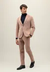 Boglioli Garment Dyed Corduroy K-jacket In Rosybrown