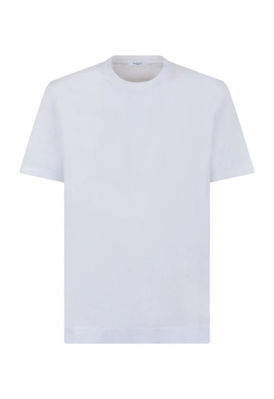 Boglioli Garment-dyed Cotton T-shirt In White