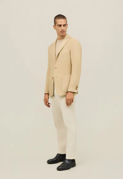 Boglioli Garment Dyed Moleskin K-jacket In Neutral