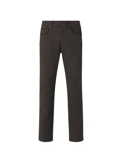 Boglioli Garment-dyed Five-pocket Trousers In Brown