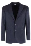 Boglioli Patch-pocket Two-button Blazer In Blue