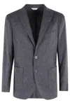 Boglioli Giacca 2 Bottoni In Gray