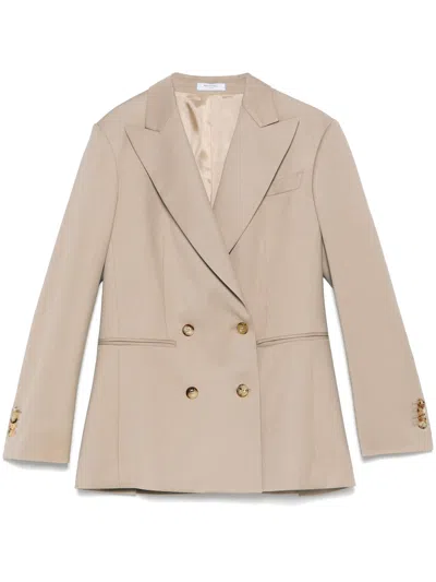 Boglioli Double-breasted Blazer In Cammello