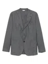 Boglioli Gray Jacket With Buttons In Gray