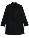 Boglioli Herringbone Coat In Blau