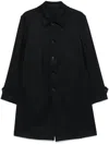 Boglioli Herringbone Coat In Blue
