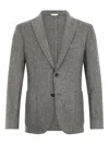 Boglioli Herringbone Two-button Jacket In Gray