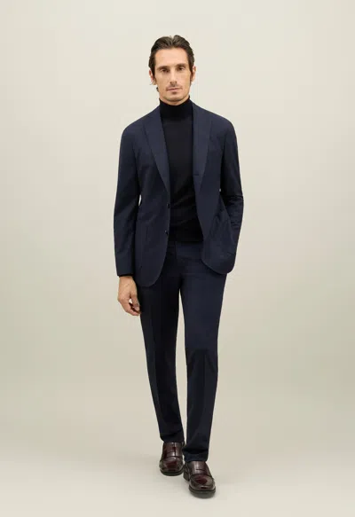 Boglioli High Twist Wool K-suit In Blue