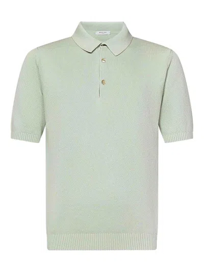 BOGLIOLI HONEYCOMB COTTON POLO SHIRT