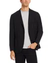 Boglioli Solid Regular Fit Spot Coat In Black