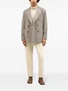 Boglioli Houndstooth Blazer In Brown